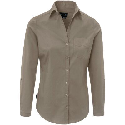 JOBELINE Damenbluse Kim Langarm; Kleidergröße 46; taupe JOBELINE Damenbluse Kim Langarm; Kleidergröße 46; taupe
