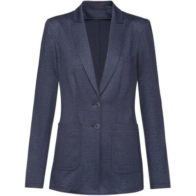 GREIFF Damen-Jerseylangblazer RF Casual; Kleidergröße 34; blau GREIFF Damen-Jerseylangblazer RF Casual; Kleidergröße 34; blau