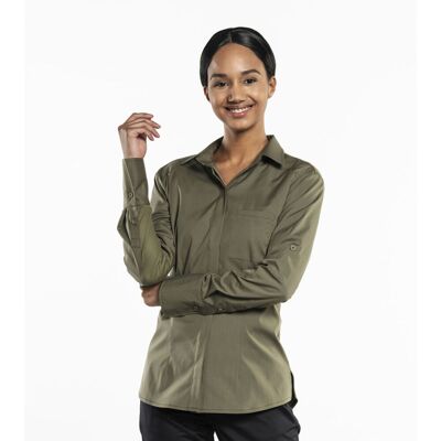 Chaud Devant Bluse Women UFX; Kleidergröße M; moosgrün Chaud Devant Bluse Women UFX; Kleidergröße M; moosgrün