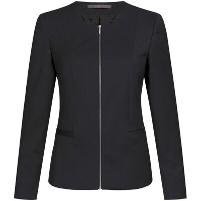 GREIFF Damen-Blazer RF Modern 37.5 Rundhalsausschnitt; Kleidergröße 42; schwarz GREIFF Damen-Blazer RF Modern 37.5 Rundhalsausschnitt; Kleidergröße 42; schwarz