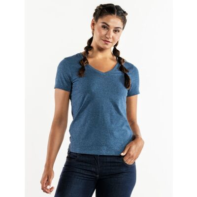 Chaud Devant T–shirt Lady Tierra Blue Melee; Kleidergröße XS; blau meliert Chaud Devant T–shirt Lady Tierra Blue Melee; Kleidergröße XS; blau meliert