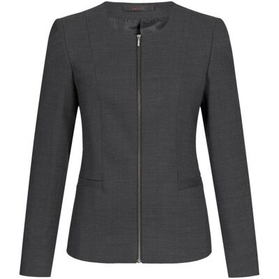 GREIFF Damen-Blazer RF Modern 37.5 Rundhalsausschnitt; Kleidergröße 42; schwarz GREIFF Damen-Blazer RF Modern 37.5 Rundhalsausschnitt; Kleidergröße 42; schwarz