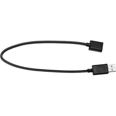 akkut Ladekabel USB-A Buchse 36cm für BASIC; schwarz akkut Ladekabel USB-A Buchse 36cm für BASIC; schwarz