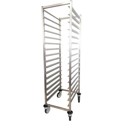 Scaritech Edelstahl-Leiter mit 16 Stufen für 10-l-Behälter; grau Scaritech Edelstahl-Leiter mit 16 Stufen für 10-l-Behälter; grau
