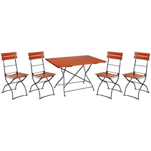 VEGA Outdoor Sitzgruppe Bavaria 5-teilig; 80x74 cm (BxH); kastanie VEGA Outdoor Sitzgruppe Bavaria 5-teilig; 80x74 cm (BxH); kastanie