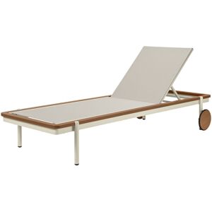 VEGA Sonnenliege Rivan; 202x72x33 cm (LxBxH); Sitz beige, Gestell teak VEGA Sonnenliege Rivan; 202x72x33 cm (LxBxH); Sitz beige, Gestell teak