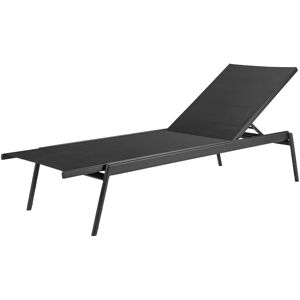 VEGA Sonnenliege Elaris; 200x74x36 cm (LxBxH); Sitz anthrazit, Gestell anthrazit VEGA Sonnenliege Elaris; 200x74x36 cm (LxBxH); Sitz anthrazit, Gestell anthrazit