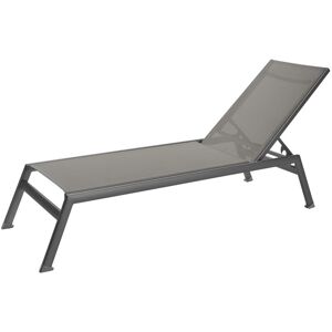VEGA Sonnenliege Tailor; 208x59x34 cm (LxBxH); Sitz taupe, Gestell anthrazit VEGA Sonnenliege Tailor; 208x59x34 cm (LxBxH); Sitz taupe, Gestell anthrazit