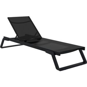 Siesta Sonnenliege Tropic; 210x72x31 cm (LxBxH); schwarz Siesta Sonnenliege Tropic; 210x72x31 cm (LxBxH); schwarz