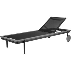 VEGA Sonnenliege Rivan; 202x72x33 cm (LxBxH); Sitz anthrazit, Gestell grau VEGA Sonnenliege Rivan; 202x72x33 cm (LxBxH); Sitz anthrazit, Gestell grau