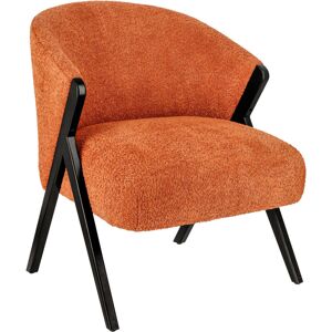 VEGA Loungesessel Caso; 69x70x77 cm (BxTxH); Sitz terrakotta, Gestell schwarz VEGA Loungesessel Caso; 69x70x77 cm (BxTxH); Sitz terrakotta, Gestell schwarz