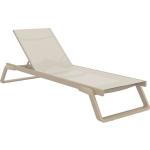Siesta Sonnenliege Tropic; 210x72x31 cm (LxBxH); taupe Siesta Sonnenliege Tropic; 210x72x31 cm (LxBxH); taupe