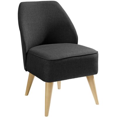 VEGA Loungesessel Lasse Stoff; 54x60x82 cm (BxTxH); Sitz anthrazit meliert VEGA Loungesessel Lasse Stoff; 54x60x82 cm (BxTxH); Sitz anthrazit meliert