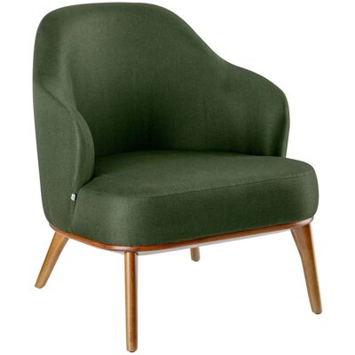 VEGA Loungesessel Gustav; 70x78x79 cm (BxTxH); Sitz grün, Gestell hellbraun VEGA Loungesessel Gustav; 70x78x79 cm (BxTxH); Sitz grün, Gestell hellbraun