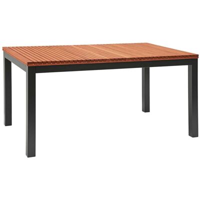 Rondo Gartentisch 'Berrissimo' 80 x 80 cm; 150x77 cm (BxH); natur/anthrazit Rondo Gartentisch 'Berrissimo' 80 x 80 cm; 150x77 cm (BxH); natur/anthrazit