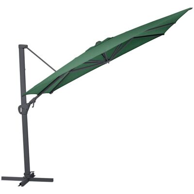 KETTLER Schirm UPF 50+ EASY SWING , mit PU-Beschichtung; 300x300x260 cm (LxBxH); grün; Gestell anthrazit; quadratisch; 3 Stück / Pack KETTLER Schirm UPF 50+ EASY SWING , mit PU-Beschichtung; 300x300x260 cm (LxBxH); grün; Gestell anthrazit; quadratisch; 3 Stück / Pack
