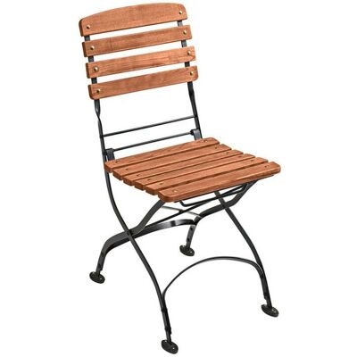 Rondo Gartenstuhl 'Maja'; 42.5x60x87 cm (BxTxH); natur/schwarz Rondo Gartenstuhl 'Maja'; 42.5x60x87 cm (BxTxH); natur/schwarz