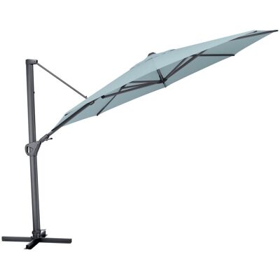 KETTLER Ampelschirm rund EASY SWING LX; 350x350x260 cm (LxBxH); salbei; Gestell anthrazit; rund; 3 Stück / Pack KETTLER Ampelschirm rund EASY SWING LX; 350x350x260 cm (LxBxH); salbei; Gestell anthrazit; rund; 3 Stück / Pack