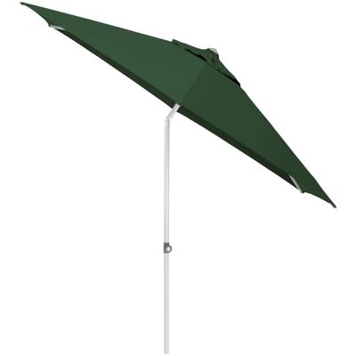 KETTLER Schirm UPF 50+ EASY PUSH, mit PU-Beschichtung; 300x300x300x250 cm (LxBxØxH); grün; Gestell silber; rund KETTLER Schirm UPF 50+ EASY PUSH, mit PU-Beschichtung; 300x300x300x250 cm (LxBxØxH); grün; Gestell silber; rund