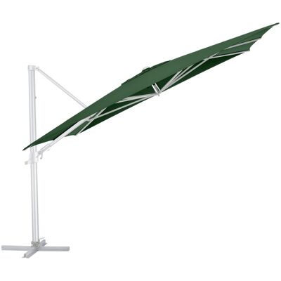 KETTLER Schirm UPF 50+ EASY FLEX , mit PU-Beschichtung; 300x300x260 cm (LxBxH); grün; Gestell silber; quadratisch; 3 Stück / Pack KETTLER Schirm UPF 50+ EASY FLEX , mit PU-Beschichtung; 300x300x260 cm (LxBxH); grün; Gestell silber; quadratisch; 3 Stück / Pack