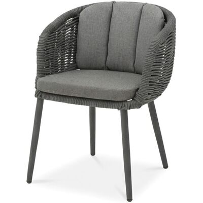 Barths Porto - Dining Sessel; 58.5x60.5x78 cm (BxTxH); anthrazit Barths Porto - Dining Sessel; 58.5x60.5x78 cm (BxTxH); anthrazit