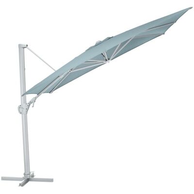 KETTLER Ampelschirm EASY SWING LX; 300x300x260 cm (LxBxH); salbei; Gestell silber; quadratisch; 3 Stück / Pack KETTLER Ampelschirm EASY SWING LX; 300x300x260 cm (LxBxH); salbei; Gestell silber; quadratisch; 3 Stück / Pack