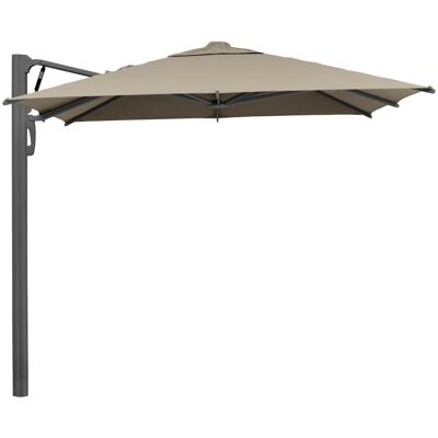 KETTLER Ampelschirm EASY CONTRACT; 300x300x265 cm (LxBxH); khaki; Gestell anthrazit; quadratisch KETTLER Ampelschirm EASY CONTRACT; 300x300x265 cm (LxBxH); khaki; Gestell anthrazit; quadratisch