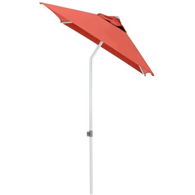 KETTLER Schirm UPF 50+ EASY PUSH, mit PU-Beschichtung; 150x210x250 cm (LxBxH); terrakotta; Gestell silber; rechteckig KETTLER Schirm UPF 50+ EASY PUSH, mit PU-Beschichtung; 150x210x250 cm (LxBxH); terrakotta; Gestell silber; rechteckig