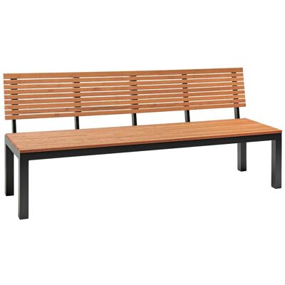 Rondo Gartenbank 'Berrissimo' 146 cm; 180x55x86 cm (BxTxH); natur/anthrazit Rondo Gartenbank 'Berrissimo' 146 cm; 180x55x86 cm (BxTxH); natur/anthrazit