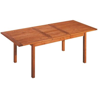 Rondo Gartentisch 'Cansa' 90 x 90 cm; 220x75 cm (BxH); natur Rondo Gartentisch 'Cansa' 90 x 90 cm; 220x75 cm (BxH); natur