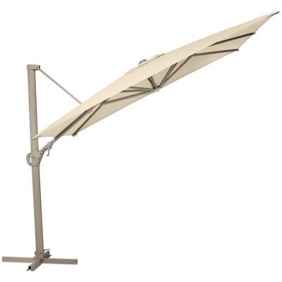 KETTLER Ampelschirm EASY SWING LX; 300x300x260 cm (LxBxH); taupe; quadratisch; 3 Stück / Pack KETTLER Ampelschirm EASY SWING LX; 300x300x260 cm (LxBxH); taupe; quadratisch; 3 Stück / Pack