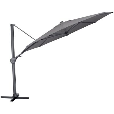 KETTLER Ampelschirm rund EASY SWING LX; 350x350x260 cm (LxBxH); anthrazit; Gestell anthrazit; rund; 3 Stück / Pack KETTLER Ampelschirm rund EASY SWING LX; 350x350x260 cm (LxBxH); anthrazit; Gestell anthrazit; rund; 3 Stück / Pack