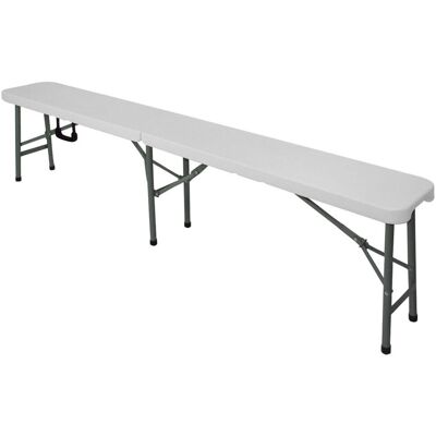 Stalgast Klappbank; 183x28x43 cm (BxTxH); weiß/grau Stalgast Klappbank; 183x28x43 cm (BxTxH); weiß/grau