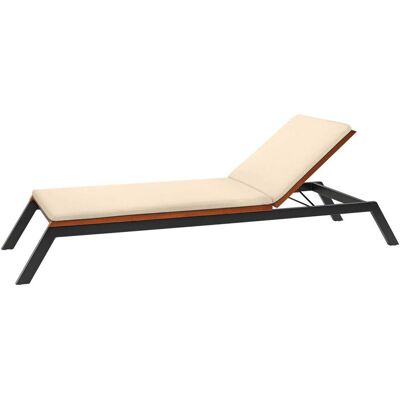 Rondo Auflage für Sonnenliege 'Sassa' 220 x 54 x 6 cm, Bezug aus Polyester, blau; 54x220x6 cm (BxLxH); natur Rondo Auflage für Sonnenliege 'Sassa' 220 x 54 x 6 cm, Bezug aus Polyester, blau; 54x220x6 cm (BxLxH); natur