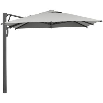 KETTLER Ampelschirm EASY CONTRACT; 250x250x265 cm (LxBxH); hellgrau; Gestell anthrazit; quadratisch KETTLER Ampelschirm EASY CONTRACT; 250x250x265 cm (LxBxH); hellgrau; Gestell anthrazit; quadratisch