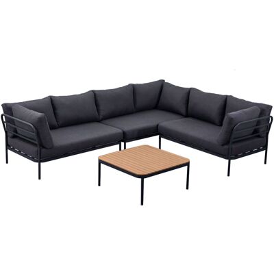 Barths Bordeaux - Lounge-Set; 85x142x70 cm (BxTxH); anthrazit Barths Bordeaux - Lounge-Set; 85x142x70 cm (BxTxH); anthrazit