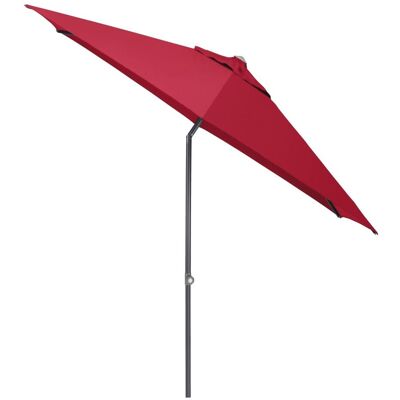 KETTLER Schirm UPF 50+ EASY PUSH, mit PU-Beschichtung; 230x230x230x250 cm (LxBxØxH); rot; Gestell anthrazit; rund KETTLER Schirm UPF 50+ EASY PUSH, mit PU-Beschichtung; 230x230x230x250 cm (LxBxØxH); rot; Gestell anthrazit; rund