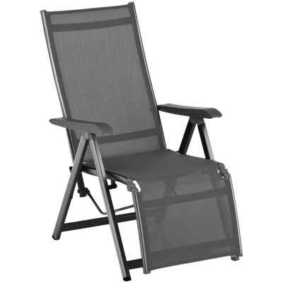 KETTLER Relaxsessel BASIC PLUS; 90x61x111 cm (LxBxH); Sitz anthrazit, Gestell anthrazit KETTLER Relaxsessel BASIC PLUS; 90x61x111 cm (LxBxH); Sitz anthrazit, Gestell anthrazit