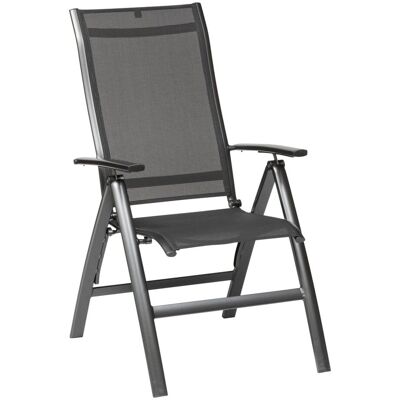 KETTLER Multipositionssessel Silver-Line LEGATO; 65x69x115 cm (BxTxH); anthrazit; Gestell anthrazit KETTLER Multipositionssessel Silver-Line LEGATO; 65x69x115 cm (BxTxH); anthrazit; Gestell anthrazit