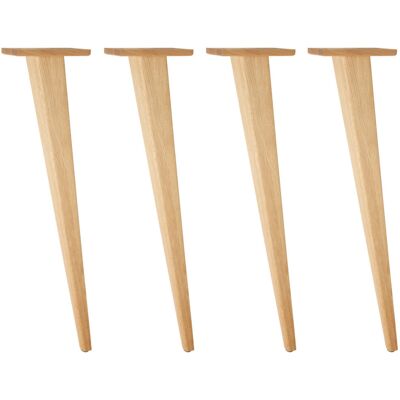 Vega Duneo Tischbeine - 73,4cm, Eiche, Konisch - Tischbeine Vega Duneo Tischbeine - 73,4cm, Eiche, Konisch - Tischbeine
