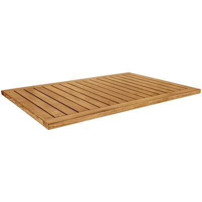 VEGA Outdoor-Teak-Tischplatte Mirello rechteckig; 120x80x3 cm (LxBxH); braun; rechteckig VEGA Outdoor-Teak-Tischplatte Mirello rechteckig; 120x80x3 cm (LxBxH); braun; rechteckig