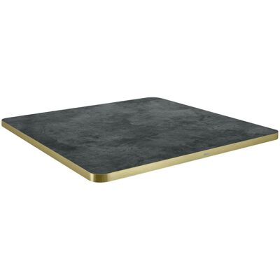 VEGA Indoor-Tischplatte Marvani quadratisch; 60x60x2.5 cm (LxBxH); gold/schwarz; quadratisch VEGA Indoor-Tischplatte Marvani quadratisch; 60x60x2.5 cm (LxBxH); gold/schwarz; quadratisch