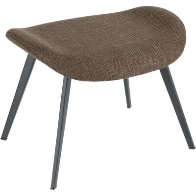 VEGA Fußhocker Limea; 56x47x43 cm (BxTxH); Sitz braun, Gestell schwarz; rechteckig VEGA Fußhocker Limea; 56x47x43 cm (BxTxH); Sitz braun, Gestell schwarz; rechteckig