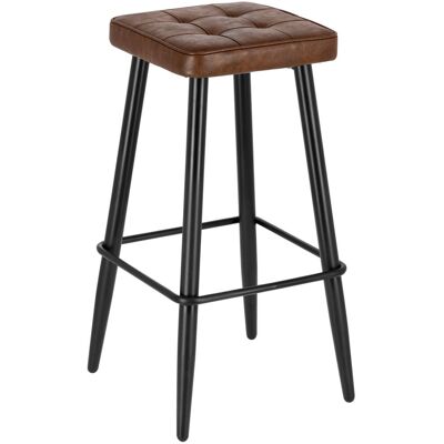 Vega Barhocker - Vintage Stahlrahmen - 43x43x81 cm Vega Barhocker - Vintage Stahlrahmen - 43x43x81 cm