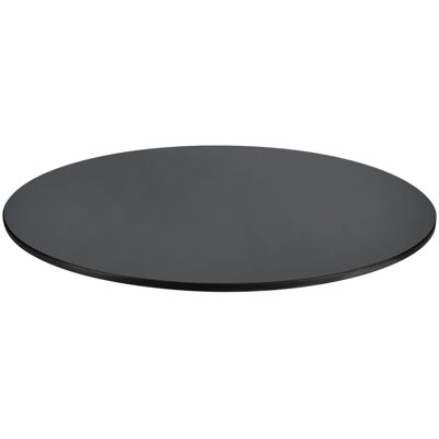VEGA Outdoor-HPL Tischplatte Compa rund; 60 cm (Ø); anthrazit; rund VEGA Outdoor-HPL Tischplatte Compa rund; 60 cm (Ø); anthrazit; rund