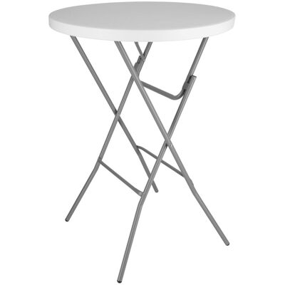 PULSIVA Stehtisch Eventaro; 80x110 cm (ØxH); Platte weiß, Gestell grau; rund PULSIVA Stehtisch Eventaro; 80x110 cm (ØxH); Platte weiß, Gestell grau; rund