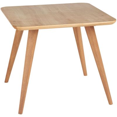 VEGA Beistelltisch Duneo quadratisch; 55x55x45 cm (LxBxH); Platte eiche/natur, Gestell eiche/natur; quadratisch VEGA Beistelltisch Duneo quadratisch; 55x55x45 cm (LxBxH); Platte eiche/natur, Gestell eiche/natur; quadratisch