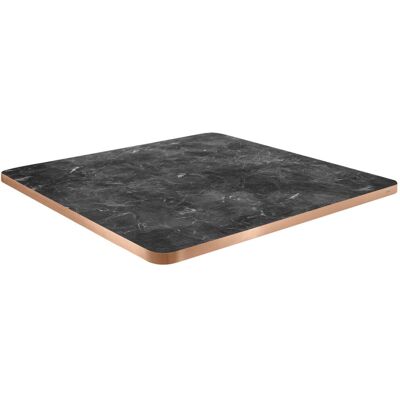 Vega Marvani Tischplatte - Quadrat - Marmor-Effekt - Rame/Nero/Marmorizzato Vega Marvani Tischplatte - Quadrat - Marmor-Effekt - Rame/Nero/Marmorizzato