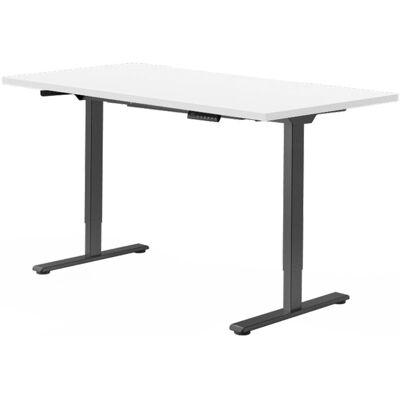 FlexiSpot Höhenverstellbarer Schreibtisch Kohlenstoffstahlrahmen; 148x86.8x5.9 cm (LxBxH); schwarz/weiß; rechteckig FlexiSpot Höhenverstellbarer Schreibtisch Kohlenstoffstahlrahmen; 148x86.8x5.9 cm (LxBxH); schwarz/weiß; rechteckig