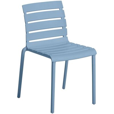 KETTLER Stapelstuhl PONZA aus Kunststoff; 47x55x78 cm (BxTxH); Sitz türkis, Gestell türkis; 4 Stück / Pack KETTLER Stapelstuhl PONZA aus Kunststoff; 47x55x78 cm (BxTxH); Sitz türkis, Gestell türkis; 4 Stück / Pack